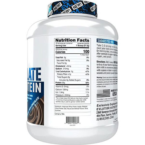 Evlution Nutrition 100 Whey Isolate Protein Powder • FittShell